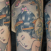 Tattoos - Japanese Swallow and Geisha Tattoo - 61631